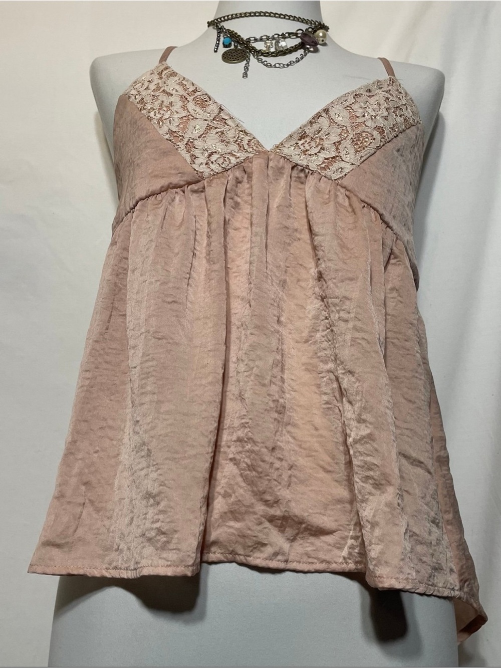 Fairycore Y2k Flying Tomato Baby Pink/Peach Camisole Top - Picture 4 of 7
